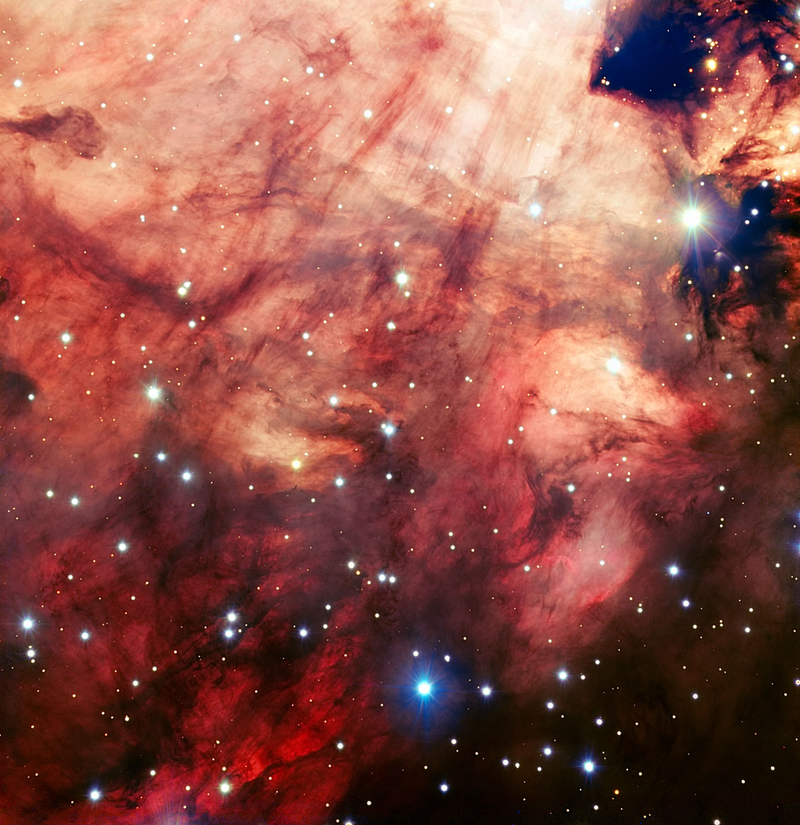 Illustration for article titled The Omega Nebula is a galactic Rorschach test